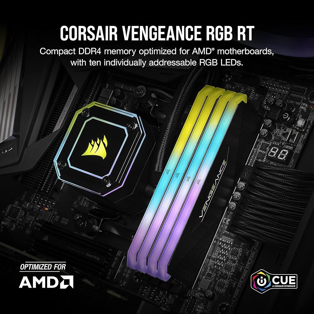 Amazon | CORSAIR DDR4-16GB 3200MHz CL16 デスクトップPC用メモリ