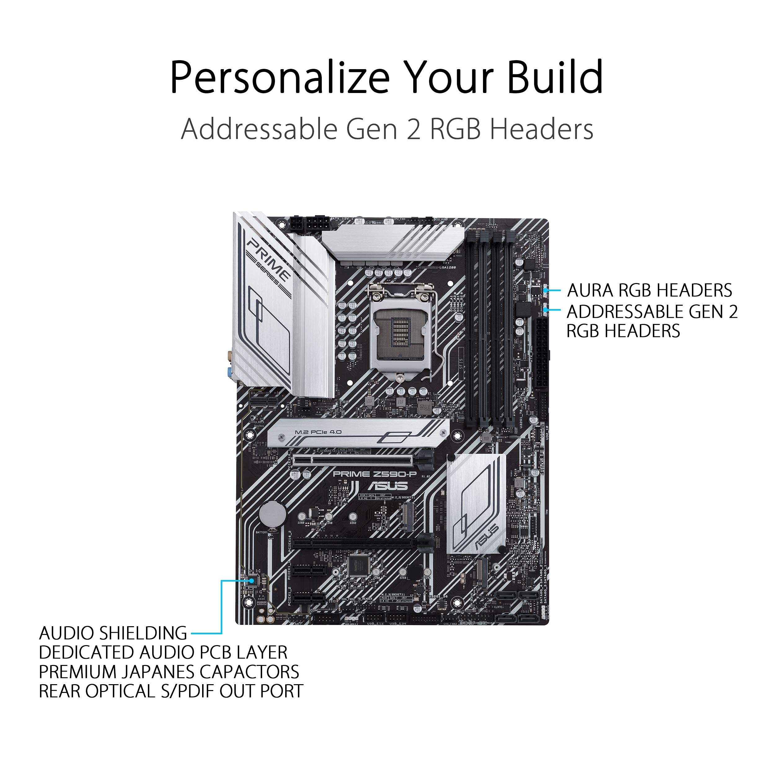 Amazon | ASUS Prime Z590-P LGA 1200 (Intel 11th/10th Gen) ATX