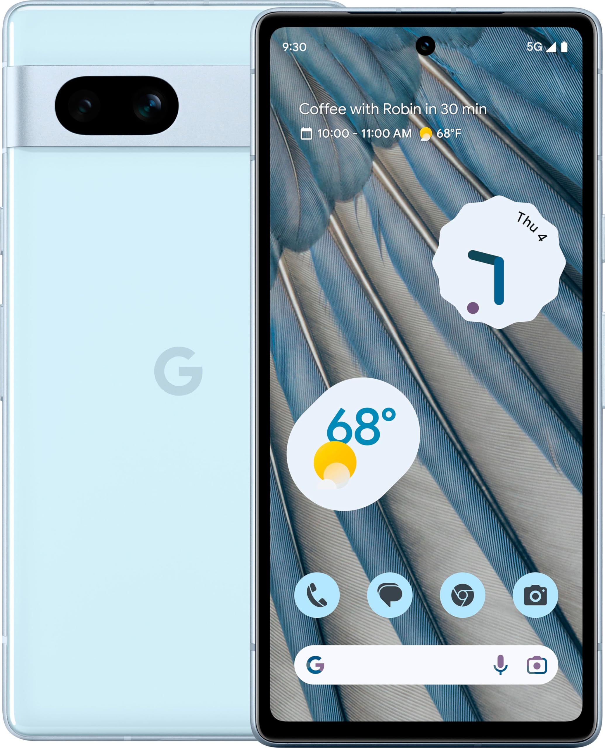 Amazon.com: Google Pixel 7a 5G, US Version, 128GB, Sea - T-Mobile