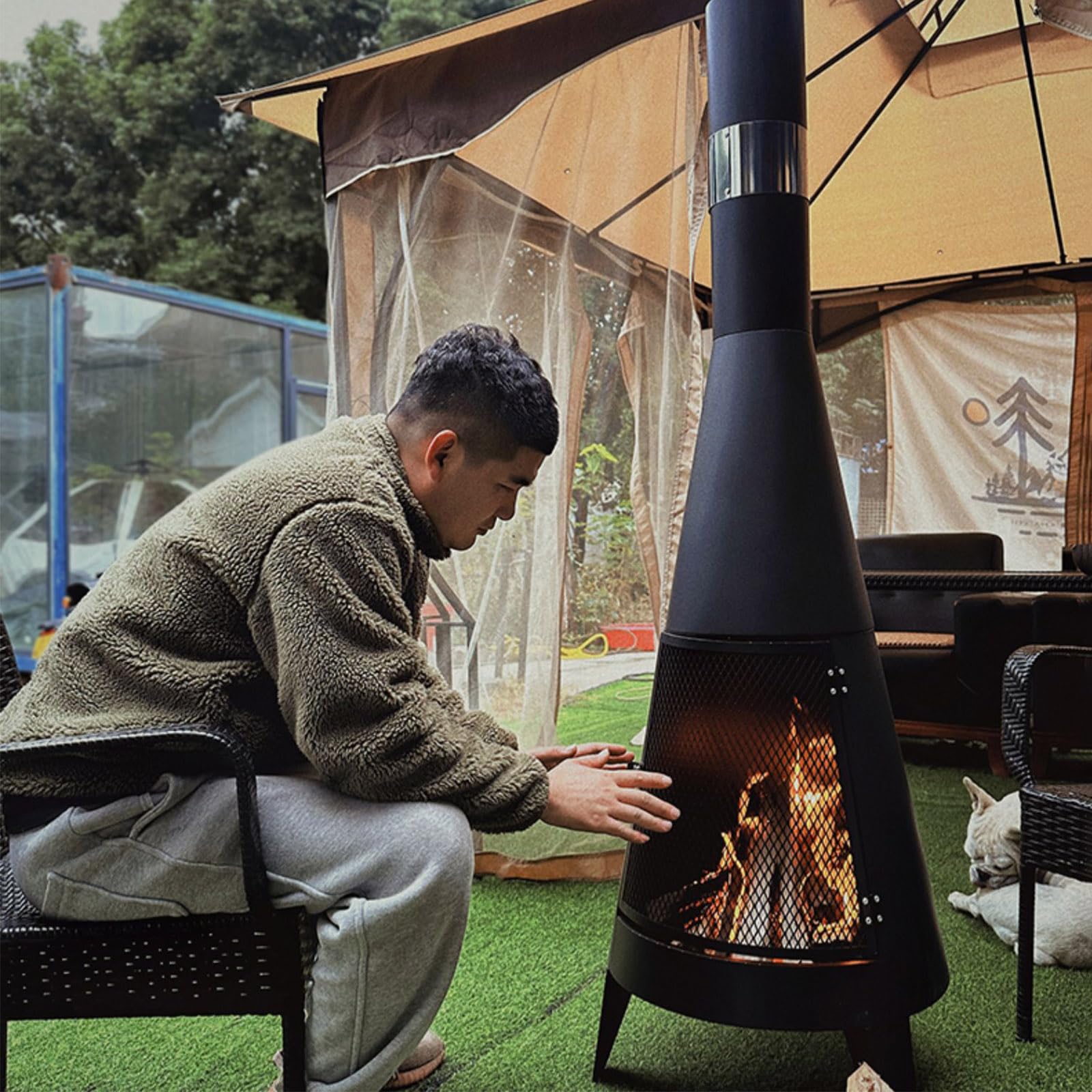 Amazon.co.jp: 薪ストーブ テント ストーブ バーナー 焚き火台