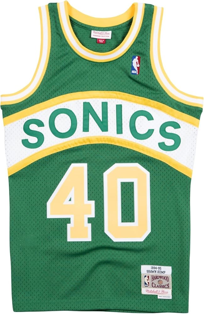 Amazon.com: Mitchell & Ness Shawn Kemp Seattle Supersonics NBA