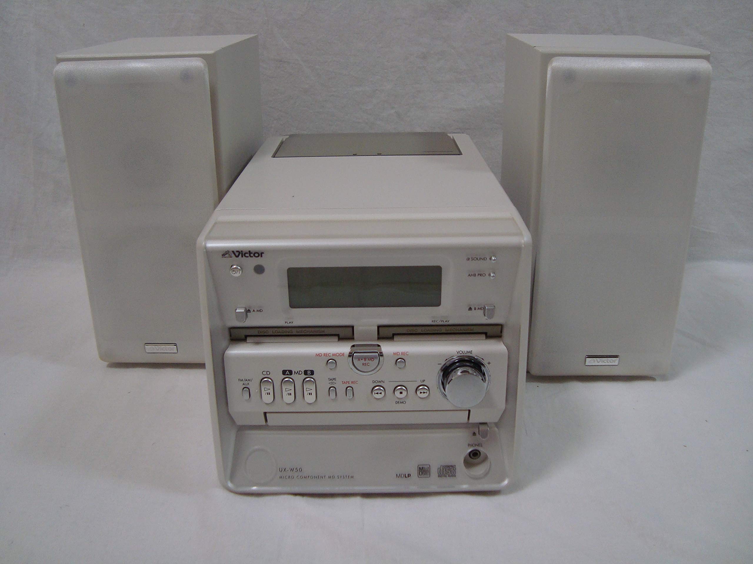 Amazon | Victor ビクター JVC CA-UXW50-W マイクロコンポーネントMD