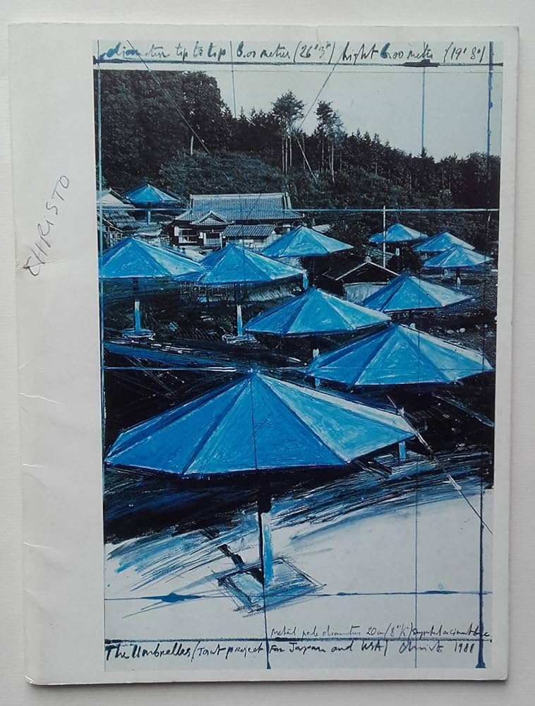 Christo: the Umbrellas (Joint Project for Japan and USA). Drawings