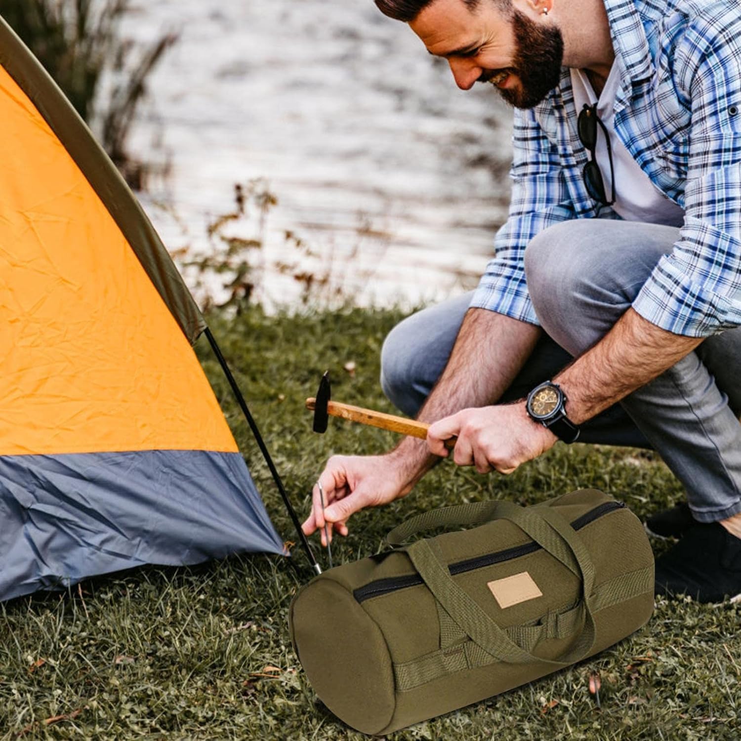 Amazon.co.jp: ペグケース コールマン タープ ワットノット タープ