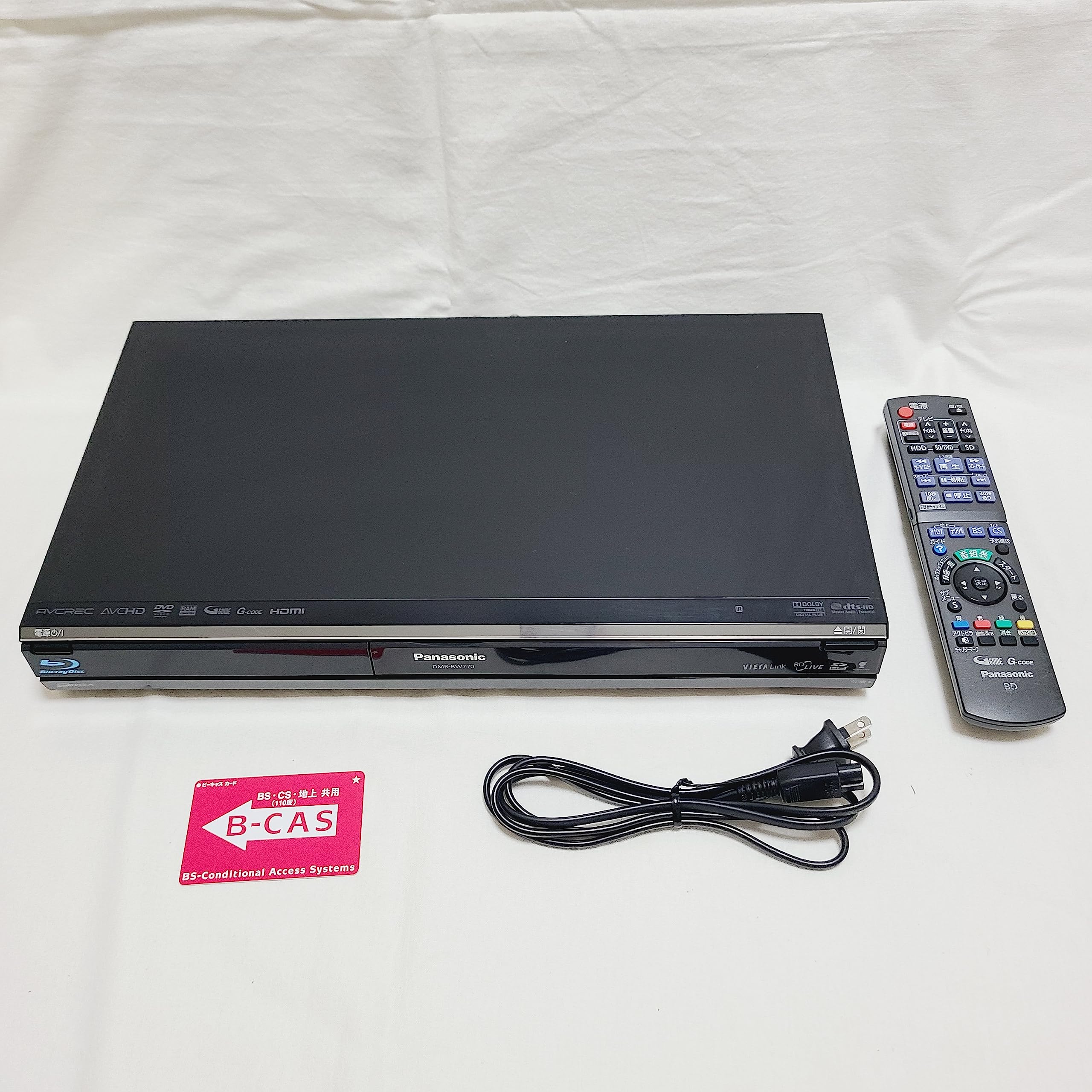 Amazon | Panasonic 500GB 2チューナー ブルーレイレコーダー ブラック