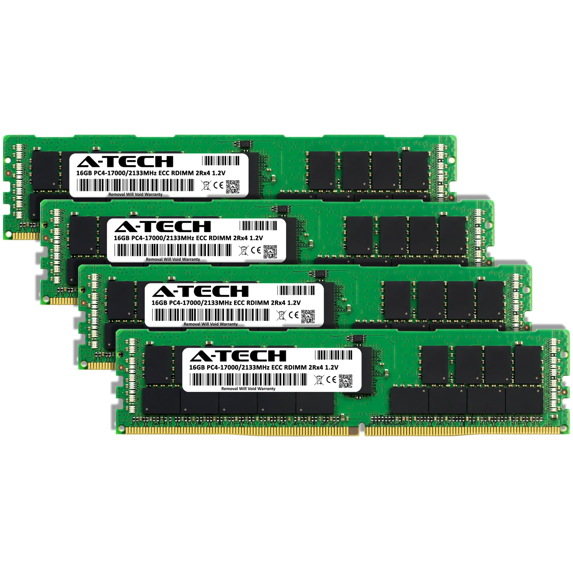 Amazon.co.jp: A-Tech 64GB キット (4x16GB) DDR4 2133MHz PC4-17000