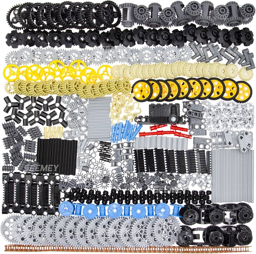 Amazon.co.jp: SEEMEY 580個 テクニック スペアパーツ レゴテクニック