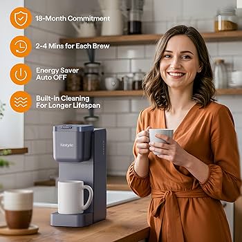 Amazon.com: Tastyle Single Serve Coffee Maker for K Cup, Ground
