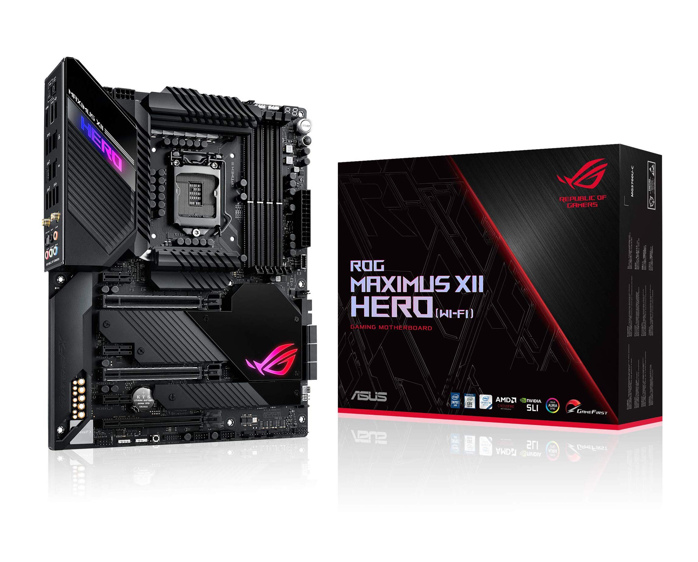 Amazon | ASUS ROG MAXIMUS XII HERO（WI-FI）LGA 1200 Intel 10th Gen
