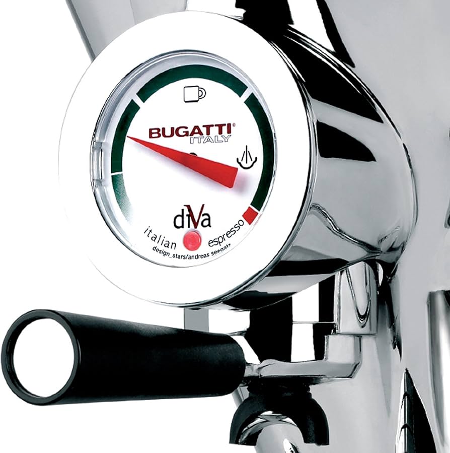 Amazon.co.jp: BUGATTI ITALY DIVA ESPRESSO MACHINE CHROME 15-DIVACR