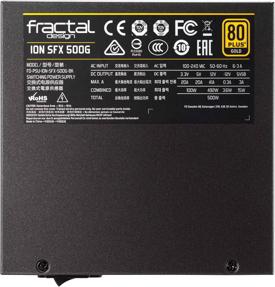 Amazon.co.jp: Fractal Design フラクタルデザイン ION SFX 500G PC