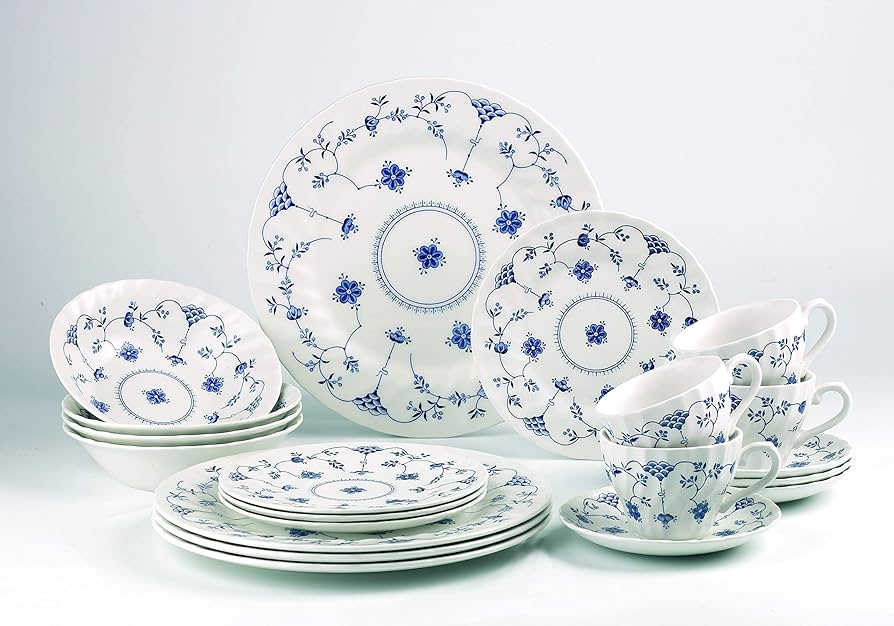 Amazon.com: Churchill Finlandia Dinnerware Scallop Bowl Bowl 9