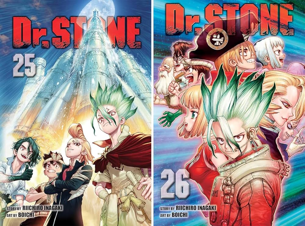 Dr. STONE Manga, Set of 26 Books. Vol. 1-26: Riichiro Inagaki