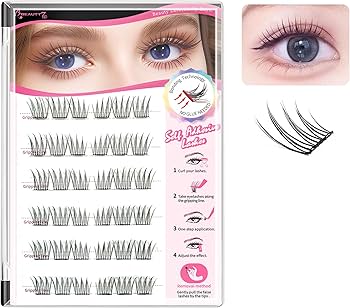 Amazon | Beauty7 つけまつげ のり不要 36束 グルーいらず 部分