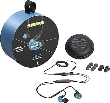 Amazon.com: Shure AONIC 215 Wired Sound Isolating Earbuds, Clear
