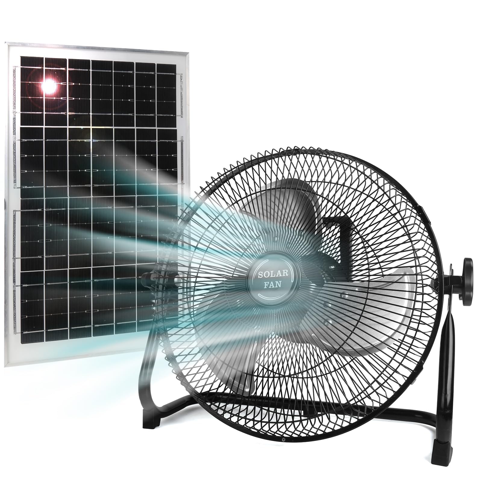 Amazon | 【進化するソーラーパネル】ソーラー 扇風機 強風 ソーラー