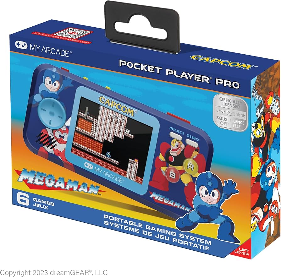 Amazon.com: My Arcade Megaman Pocket Player Pro: Arcade Classics