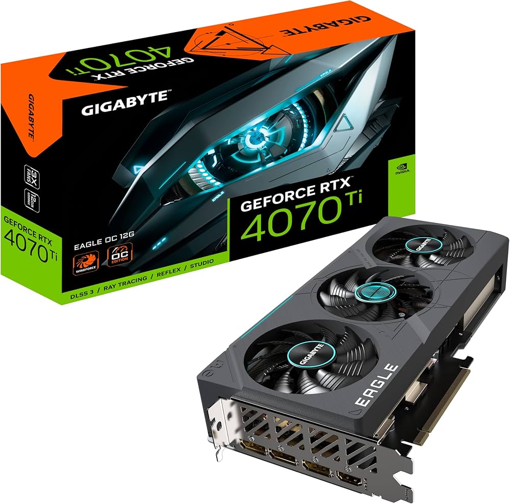 Amazon | GIGABYTE GeForce RTX 4070 TI EAGLE OC 12GB グラフィック