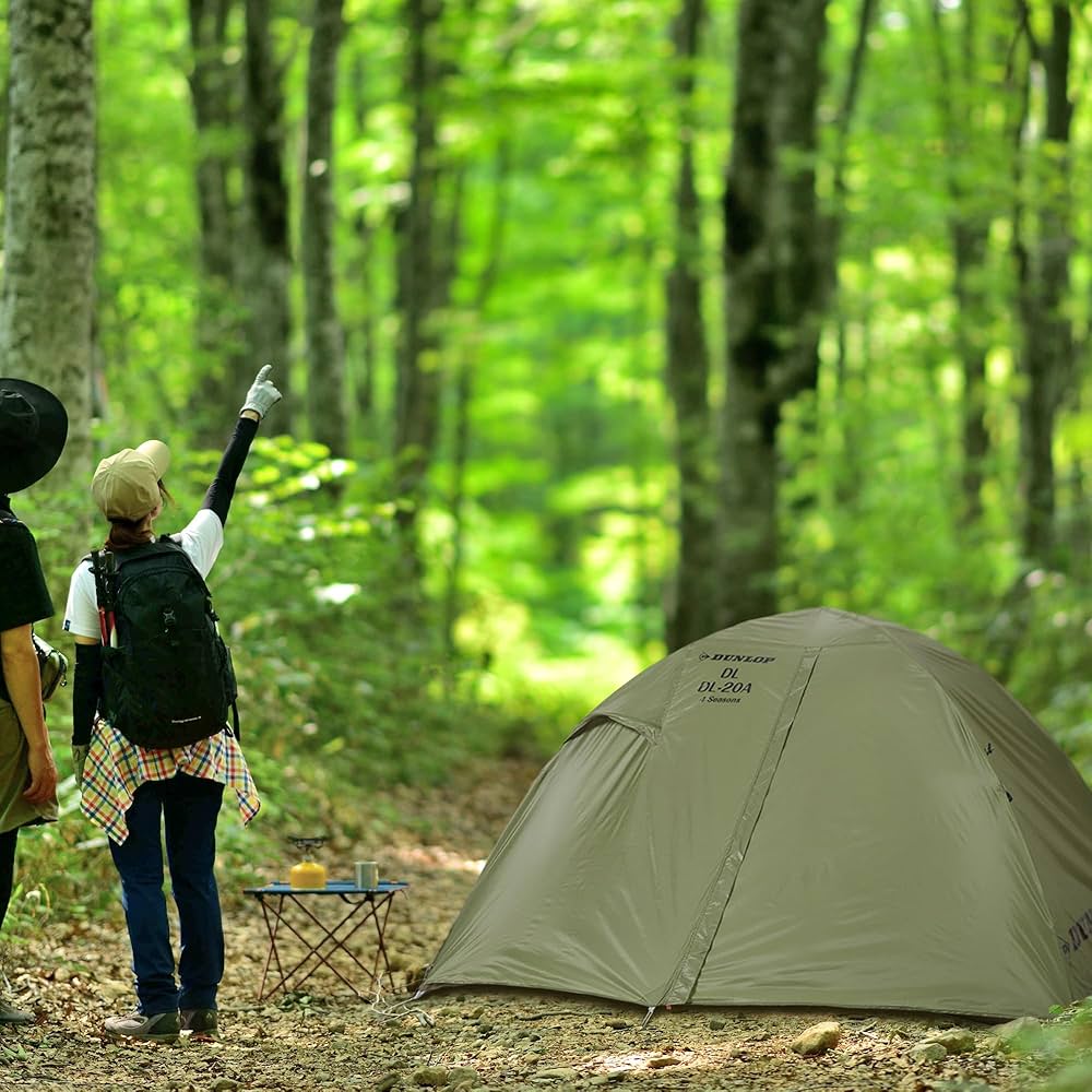 キャンプテント オリーブグリーン Qunature オリーブグリーン テント