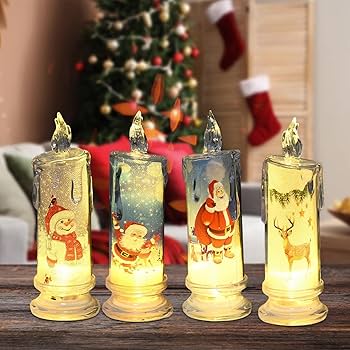Amazon.co.jp : クリスマス キャンドル ライト電池式,クリスマス