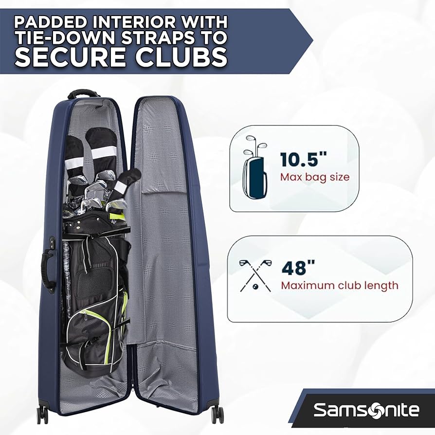 Samsonite Tour Classic Golf Hard Case Golf Travel Bag, Lightweight