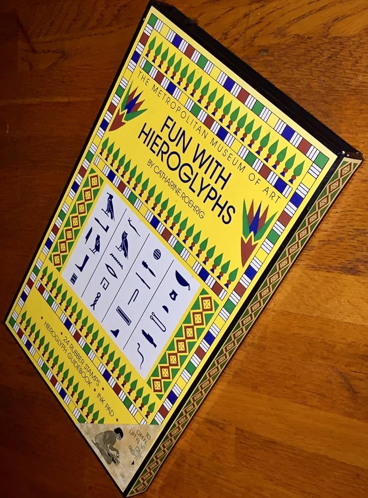 Amazon.com: Fun with Hieroglyphs: 24 Rubber Stamps, Hieroglyph