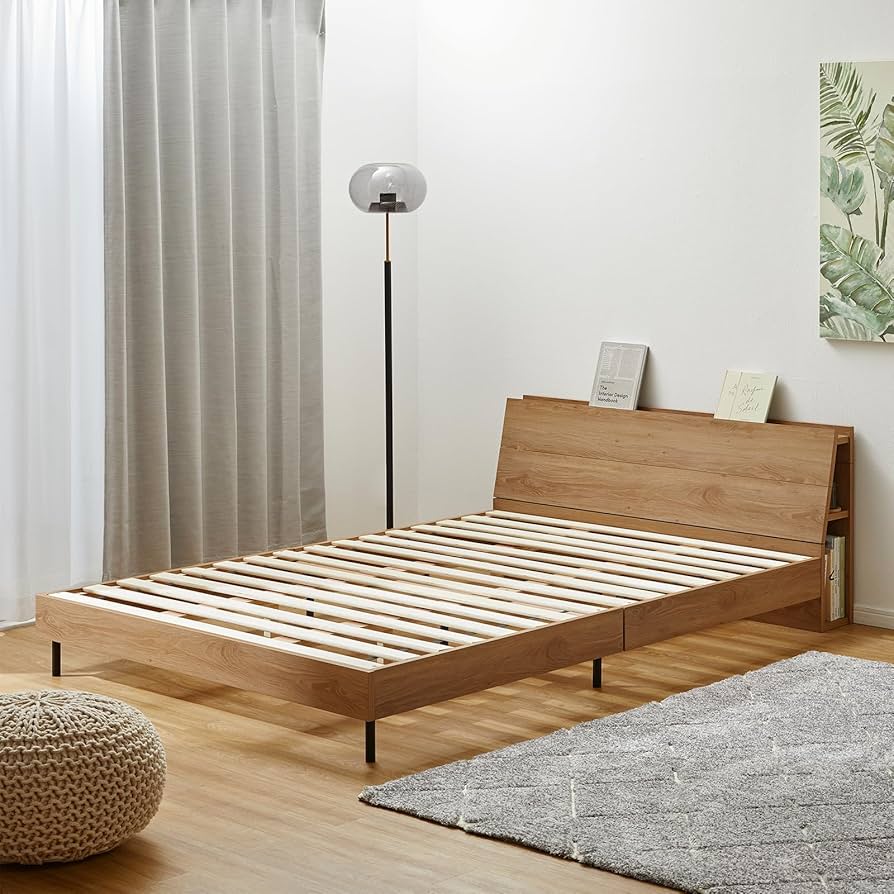 Amazon｜LOWYA ロウヤ ベッド ベッドフレーム ヘッドボード ダブル D