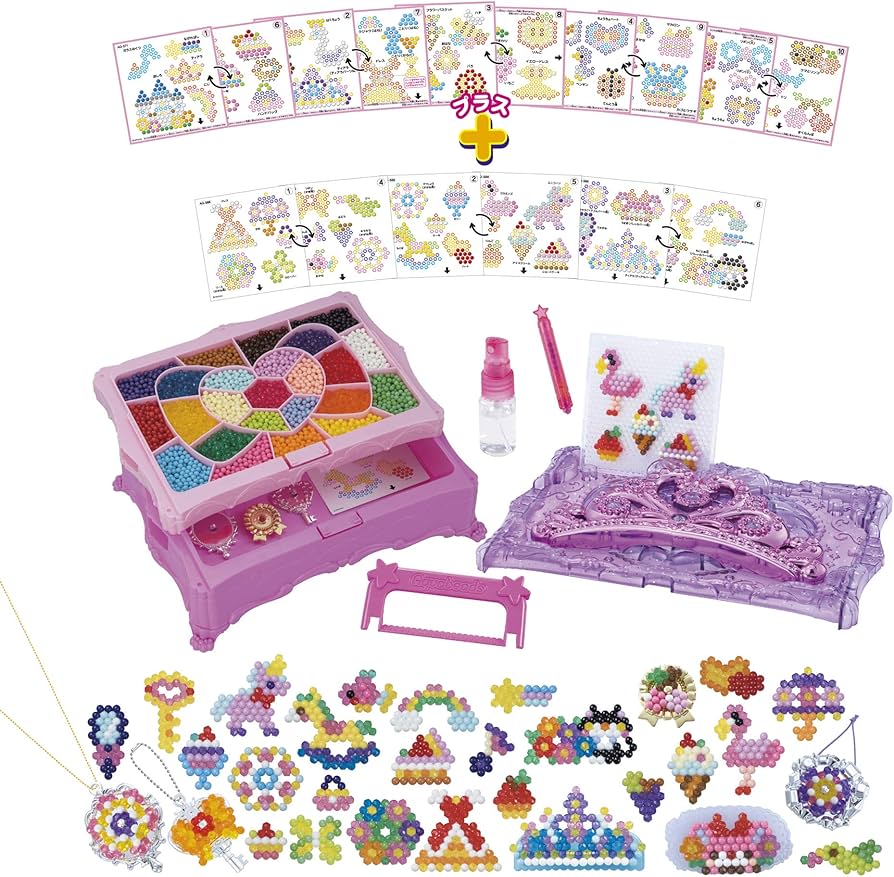 Amazon.co.jp: アクアビーズ オールインワンセット 【キラキラ