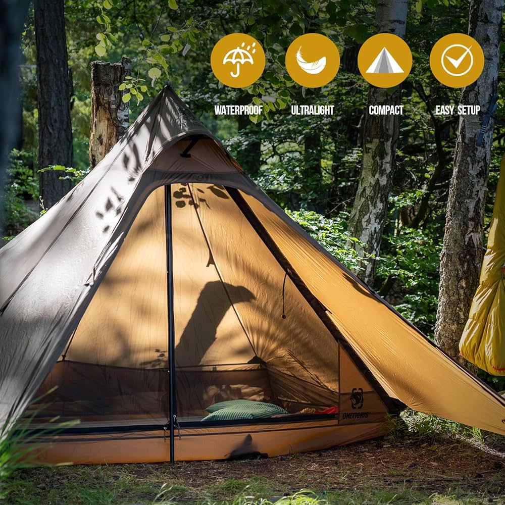 Amazon.co.jp: OneTigris テトラ 超軽量テント Tipi 1~2人用