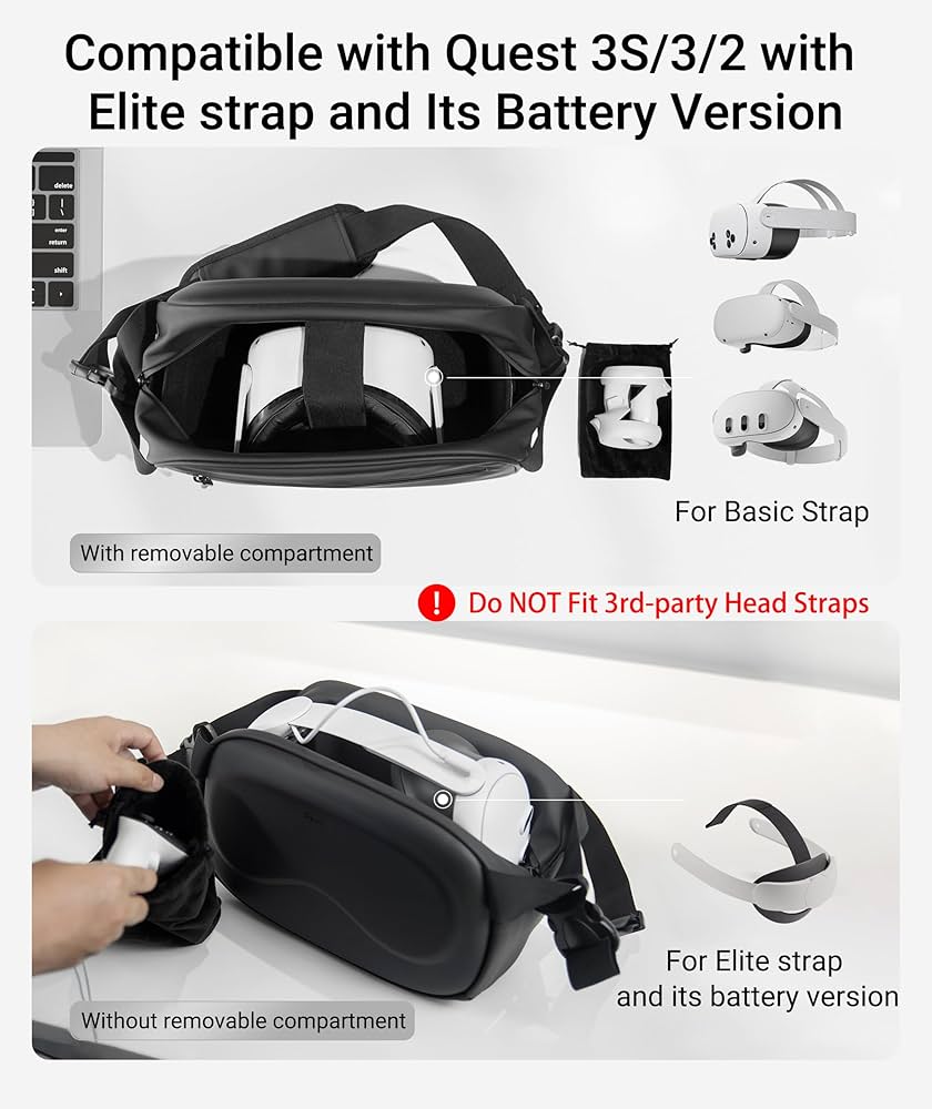 Amazon.com: Syntech Carrying Case Compatible with Meta Quest 3S
