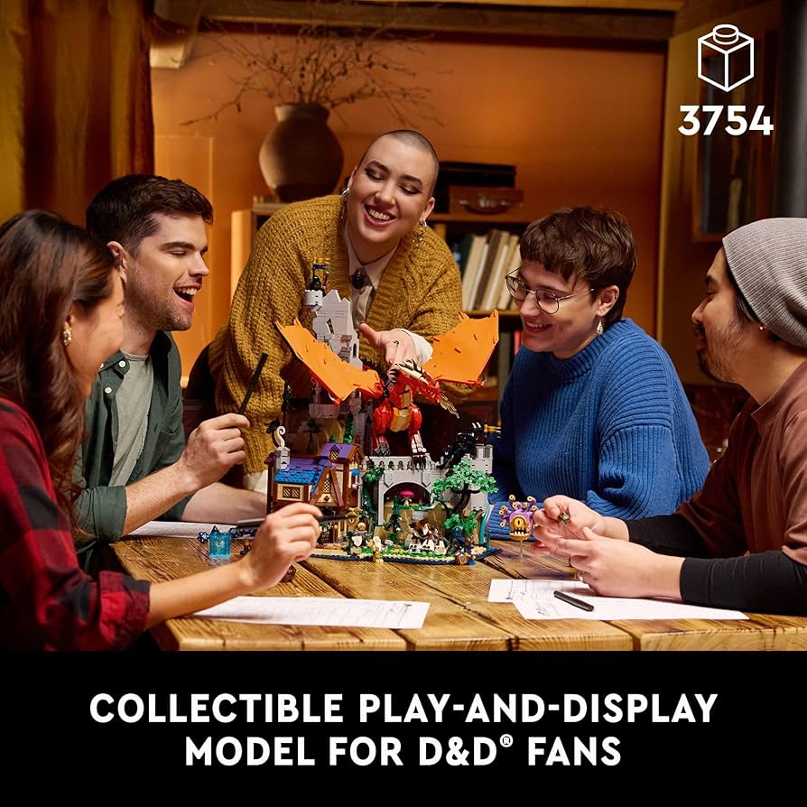 Amazon.co.jp: LEGO Ideas ダンジョンズ&ドラゴンズ:レッドドラゴンズ