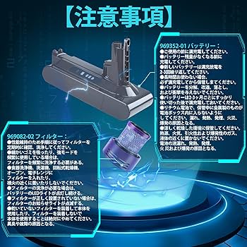 Amazon | BBT 969352-01 バッテリー 969082-02 フィルター SV12 掃除機