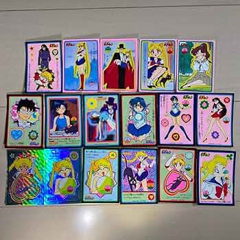 Amazon.co.jp: マイナーシール セーラームーン 初期 たんざくシール 山