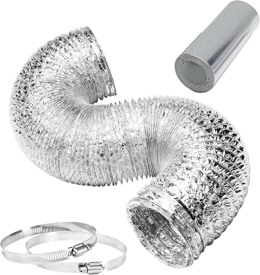 Amazon.co.jp: iPower 1パック 4インチ 8フィート 非絶縁 フレックス