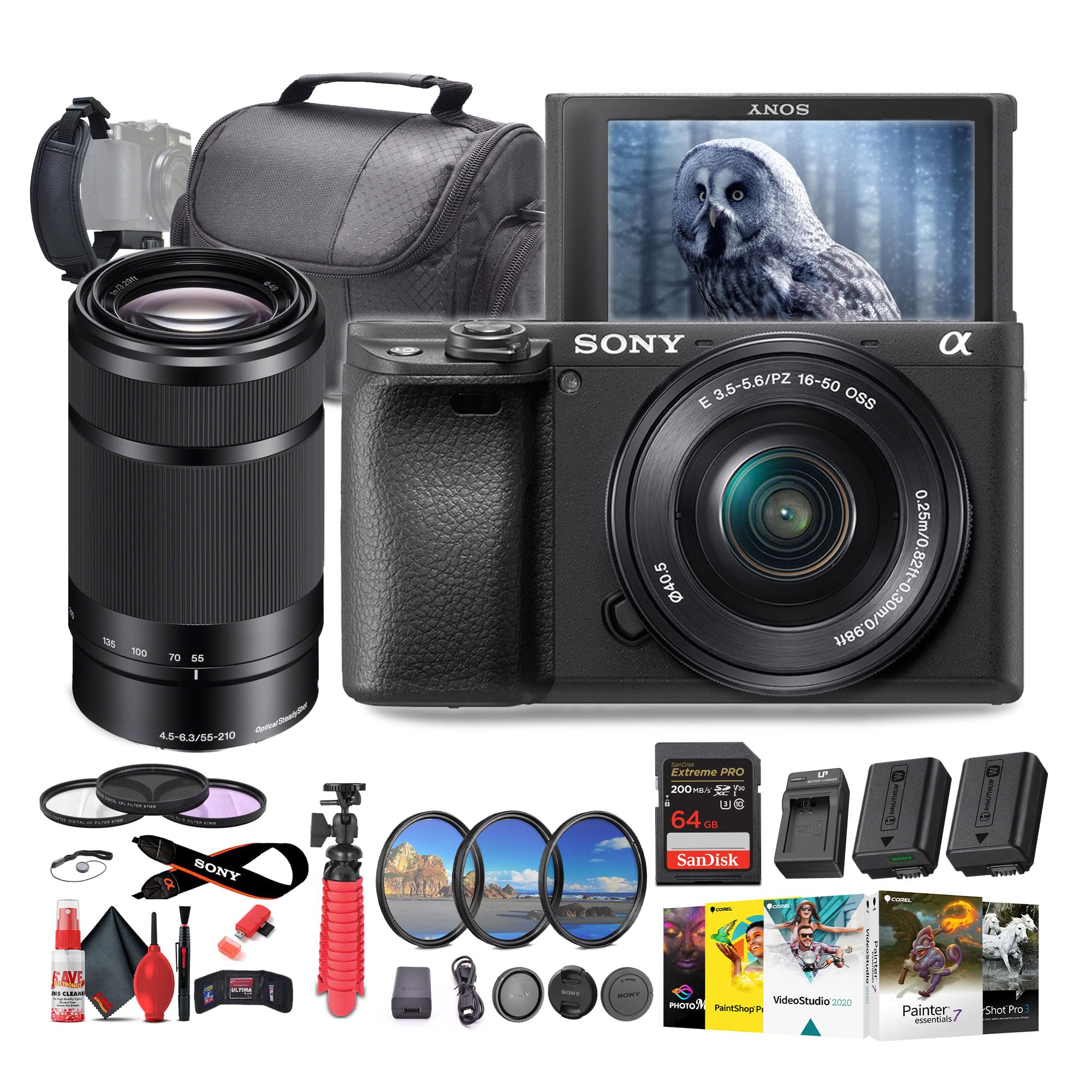 Amazon.com : Sony a6400 Mirrorless Camera with 16-50mm Lens with