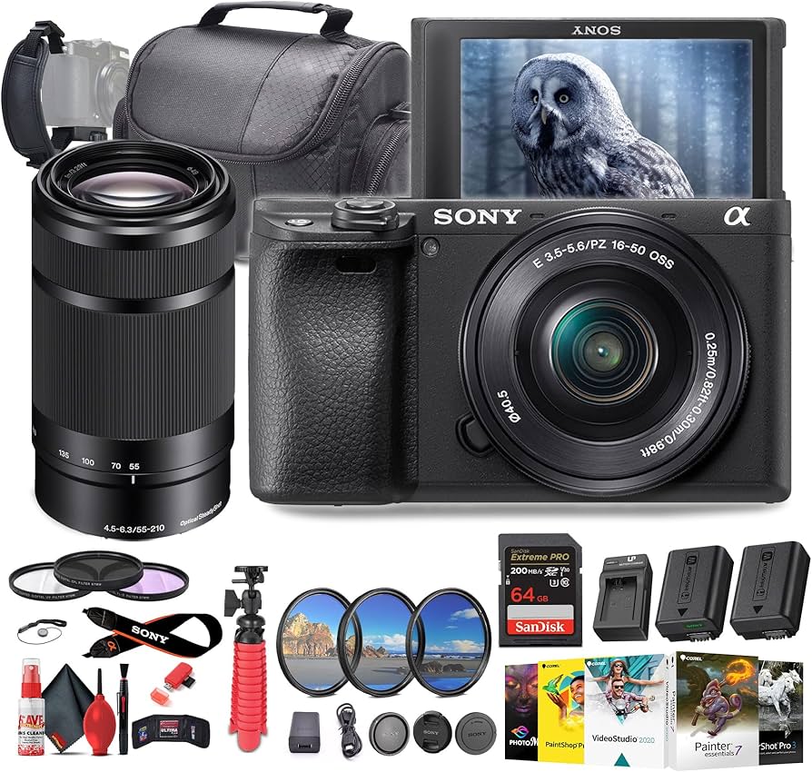 Amazon.com : Sony a6400 Mirrorless Camera with 16-50mm Lens with