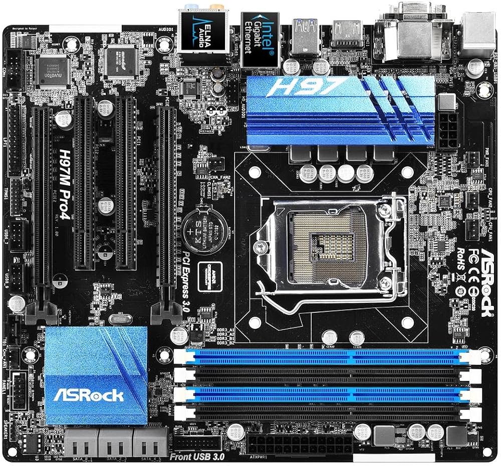 Amazon | ASROCK H97M Pro4, Intel H97, 1150, Micro ATX, CrossFire
