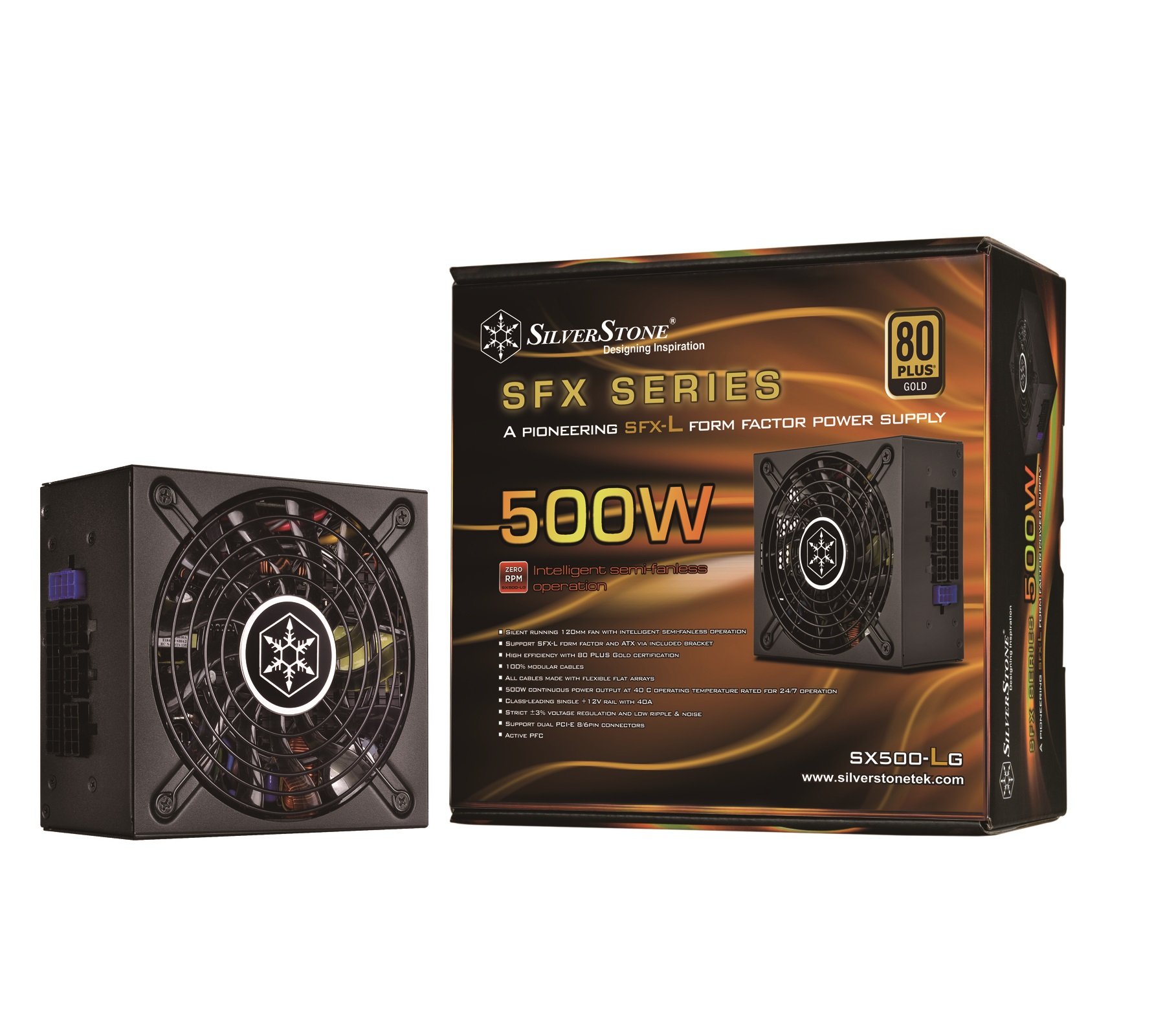 Amazon | SilverStone SFXシリーズ 80PLUS Gold認証 電源 500W SST
