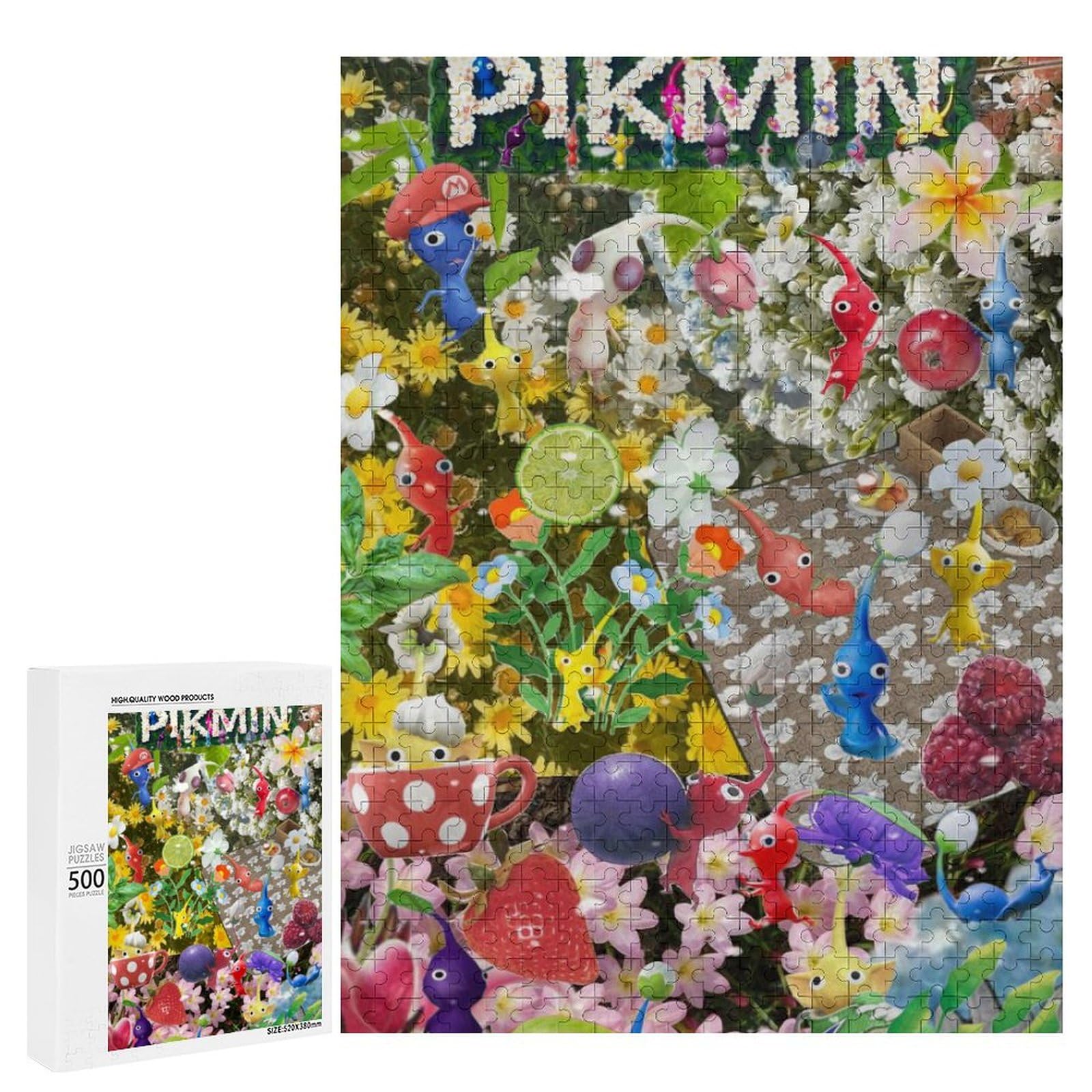 Amazon.co.jp: ピクミン ジグソーパズル 500 PCS 木製パズル 萌え