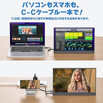 Amazon.co.jp: kksmart モバイルモニター 15.6インチ 144hz高速応答