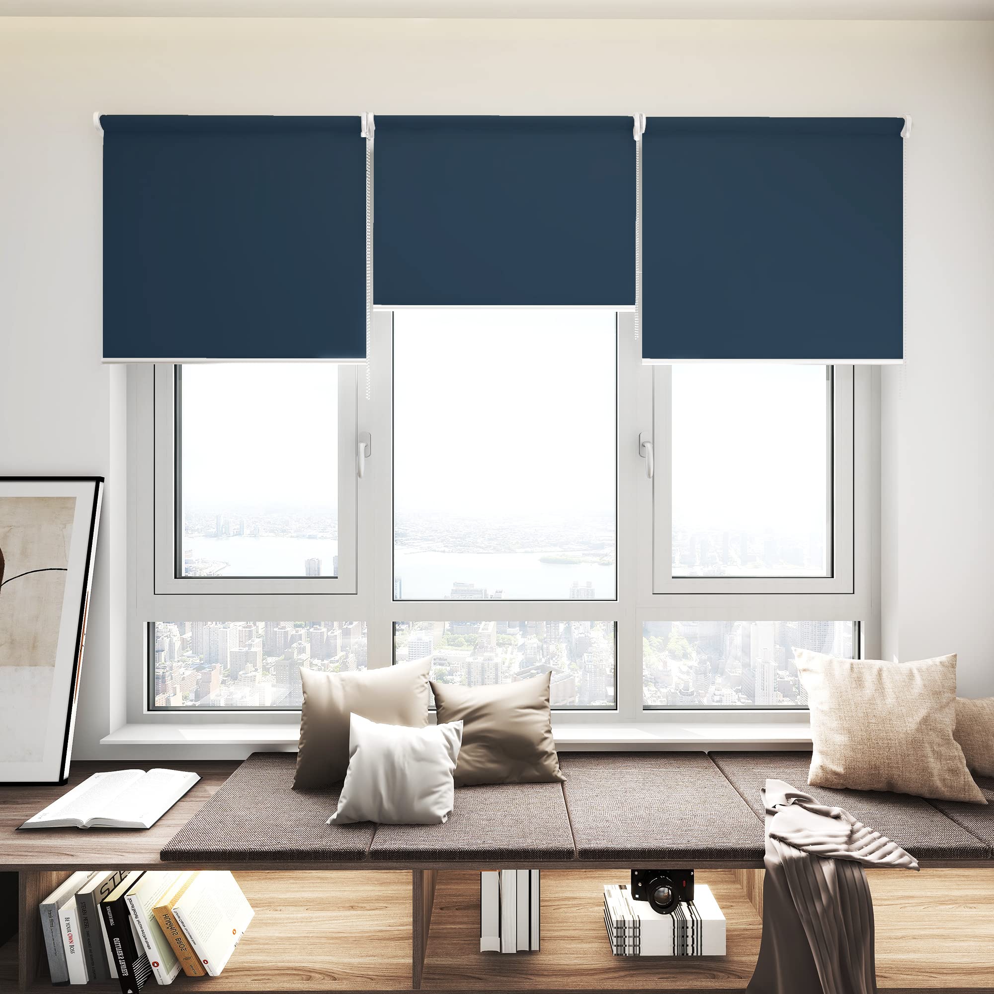 Amazon｜Deconovo ロールスクリーン ロールカーテン 1級遮光 断熱 遮熱