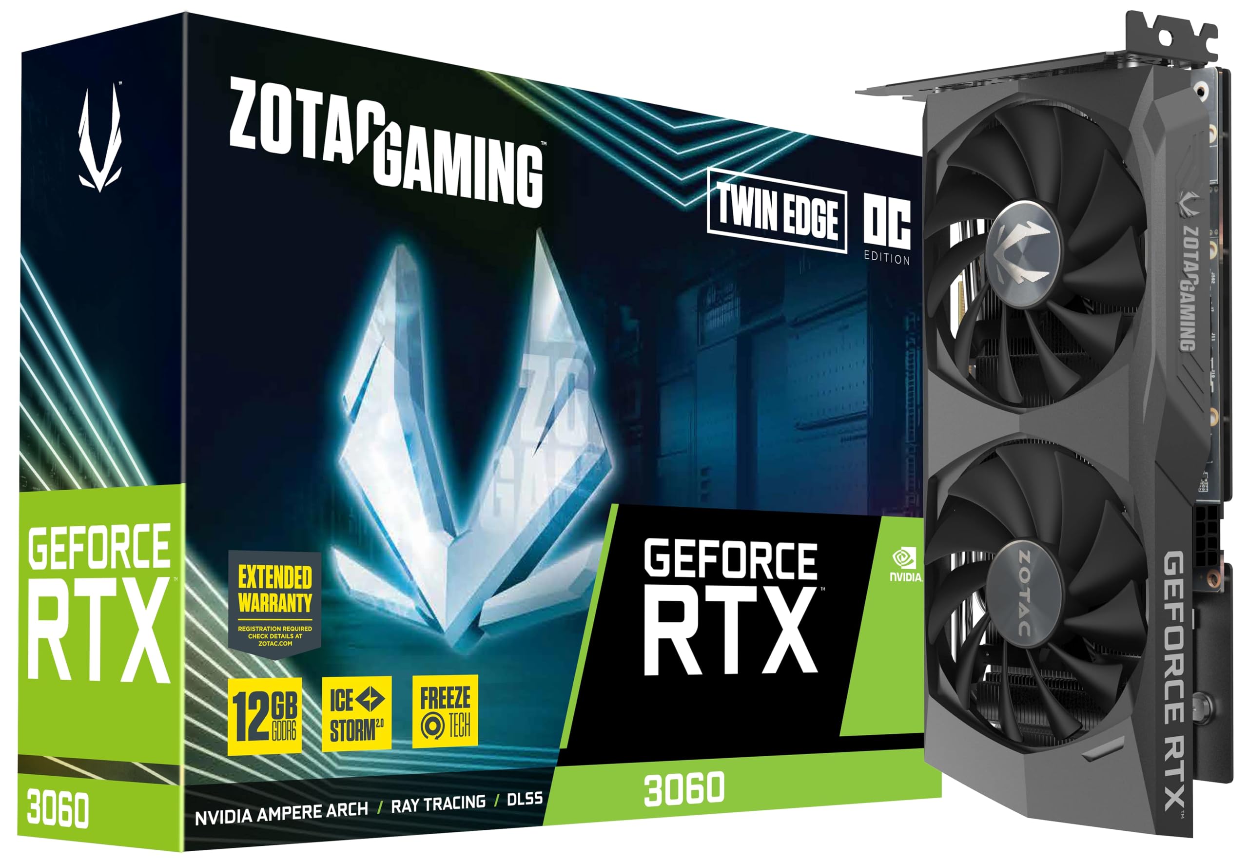 Amazon.com: Zotac VGA RTX3060 Twin Edge OC 12G (GDDR6, HDMI 2.1