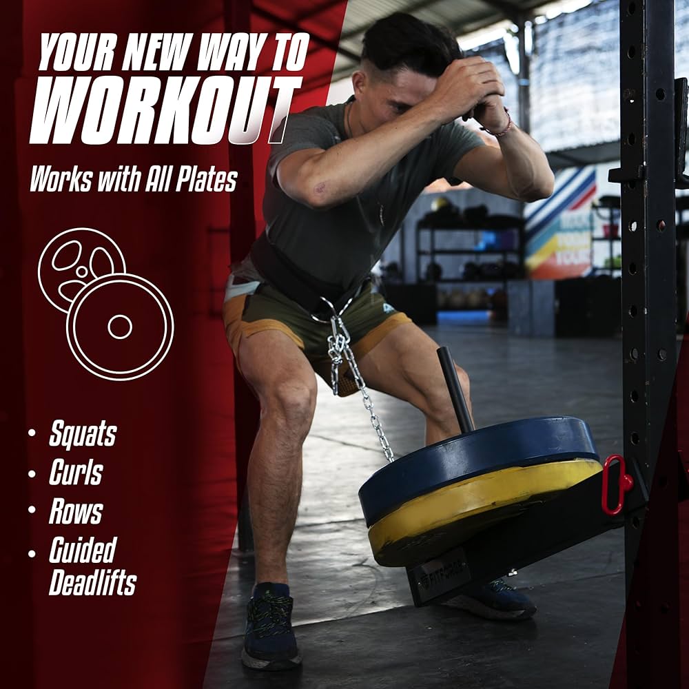 Amazon.co.jp: FitForge ベルトスクワットアタッチメント ラック用 省