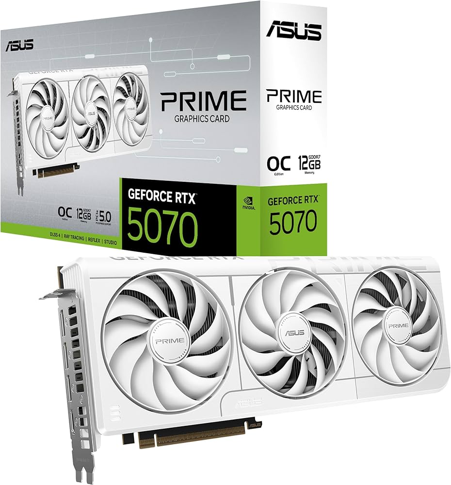 Amazon | ASUS Prime GeForce RTX 5070 ホワイト OC Edition 12GB