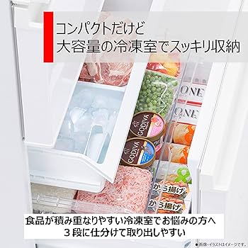 Amazon | TOSHIBA(東芝) 冷蔵庫 幅60.0㎝ 326L GR-V33SC(KZ) 3ドア 右