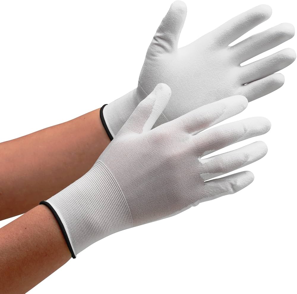 Amazon | ミドリ安全(Midori Anzen) 薄手 品質管理用手袋手のひら