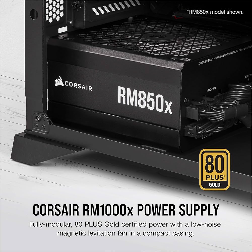 Amazon | CORSAIR RM1000x PC電源ユニット 1000W 80PLUS Gold認証 フル