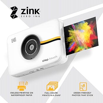 Amazon.com : Zink Kodak Step Touch | 13MP Digital Camera & Instant