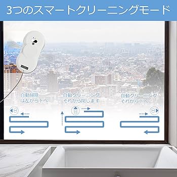 Amazon | Sophinique 窓拭きロボット 、スプレ自動ー付き窓拭き
