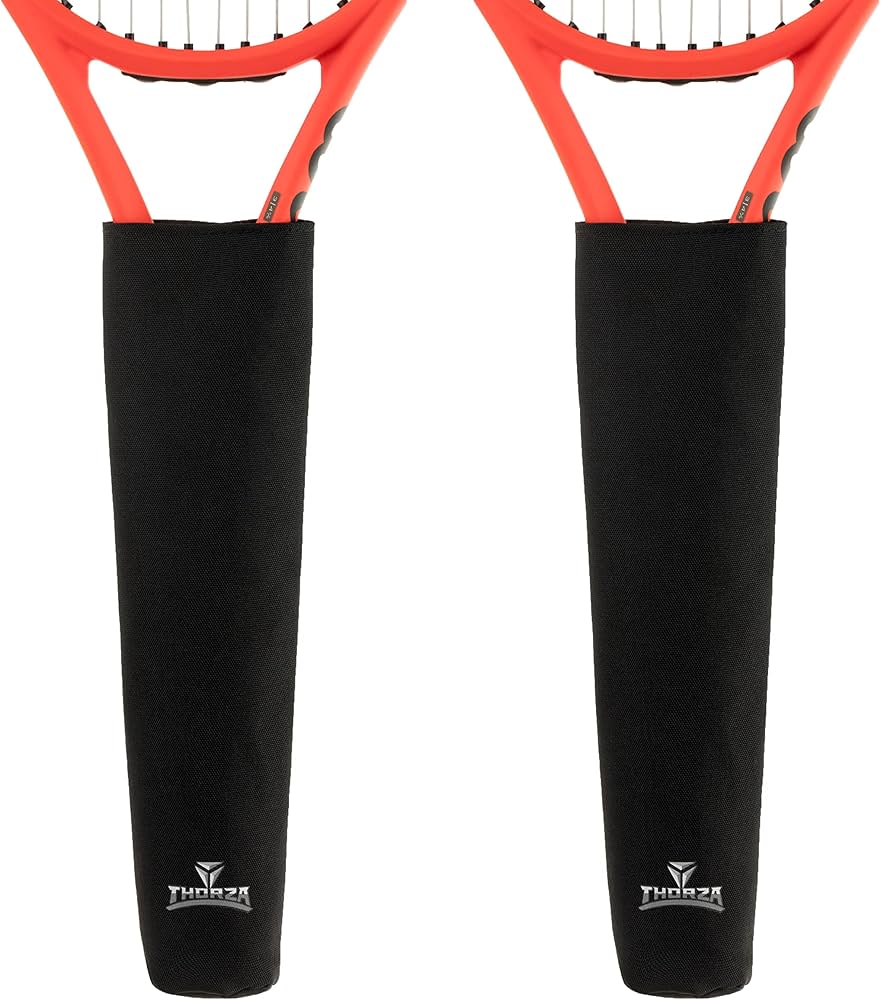 Amazon | Thorzaテニスラケットグリップカバー(シングル)、ブラック